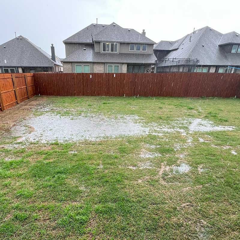 Drainage Solution for Water Pooling in Yard